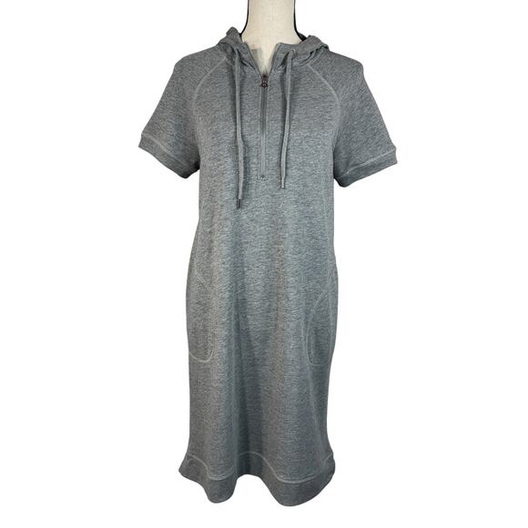 Soft Surroundings Dresses & Skirts - Soft Surroundings Medium Penelope Knit Dress Hooded Pullover Stretch Sweatshirt